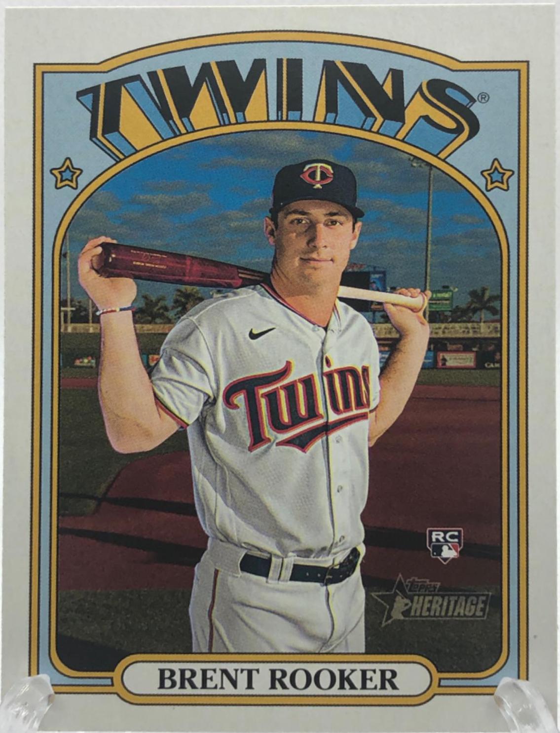 Brent Rooker #511 Baseball Cards 2021 Topps Heritage