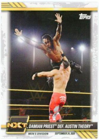 Damian Priest def. Austin Theory #69 Wrestling Cards 2021 Topps WWE NXT