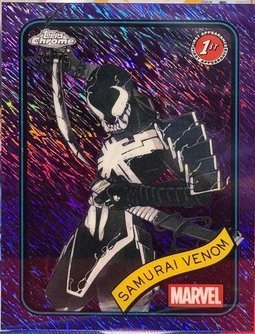 Samurai Venom [Purple Shimmer] #127 Prices | Marvel 2025 Topps