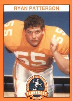 Ryan Patterson #55 1990 Tennessee Volunteers Centennial Football