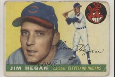 Jim Hegan #7 Baseball Cards 1955 Topps