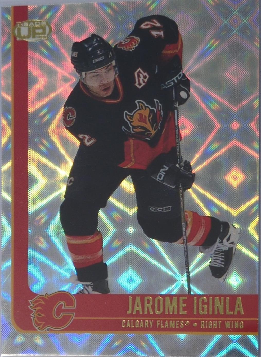 Jarome Iginla #12 2001 Pacific Heads Up Hockey