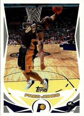 Fred Jones 1st Edition #7 Basketball Cards 2004 Topps