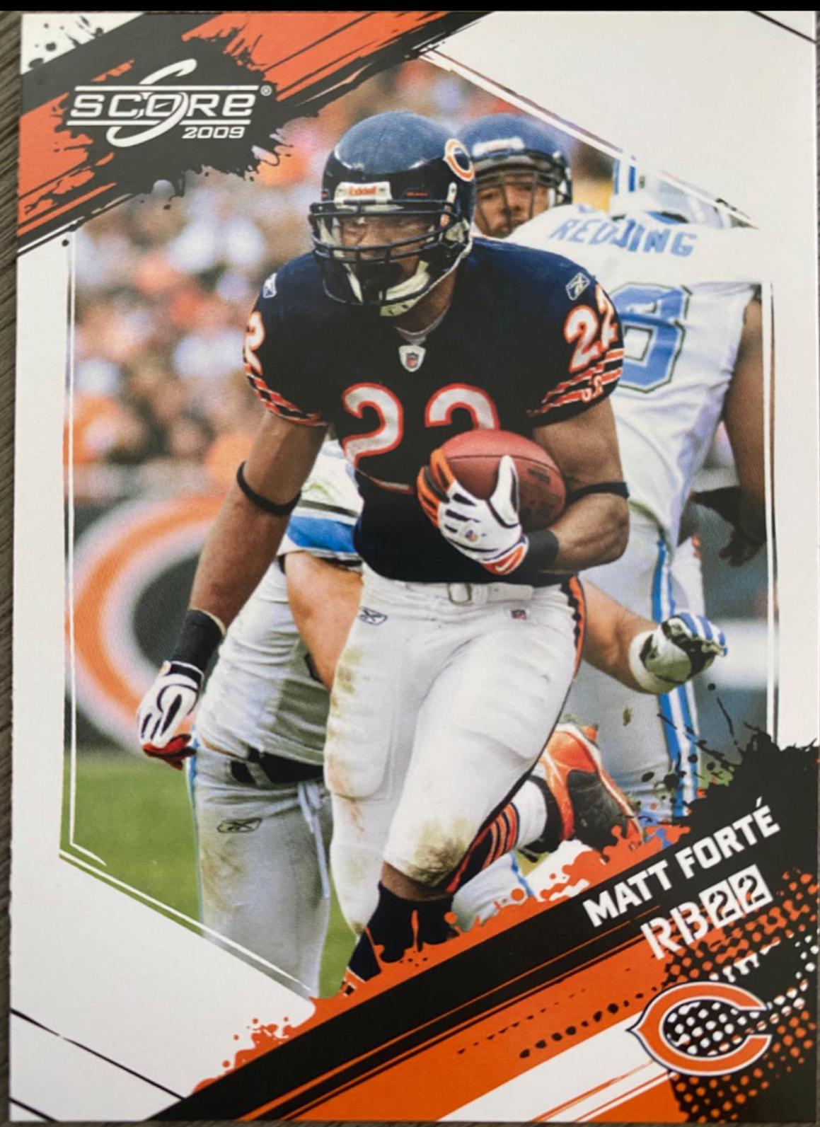 Matt Forte #55 Football Cards 2009 Panini Score