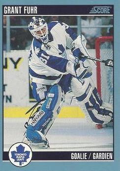 Grant Fuhr #20 Hockey Cards 1992 Score Canadian