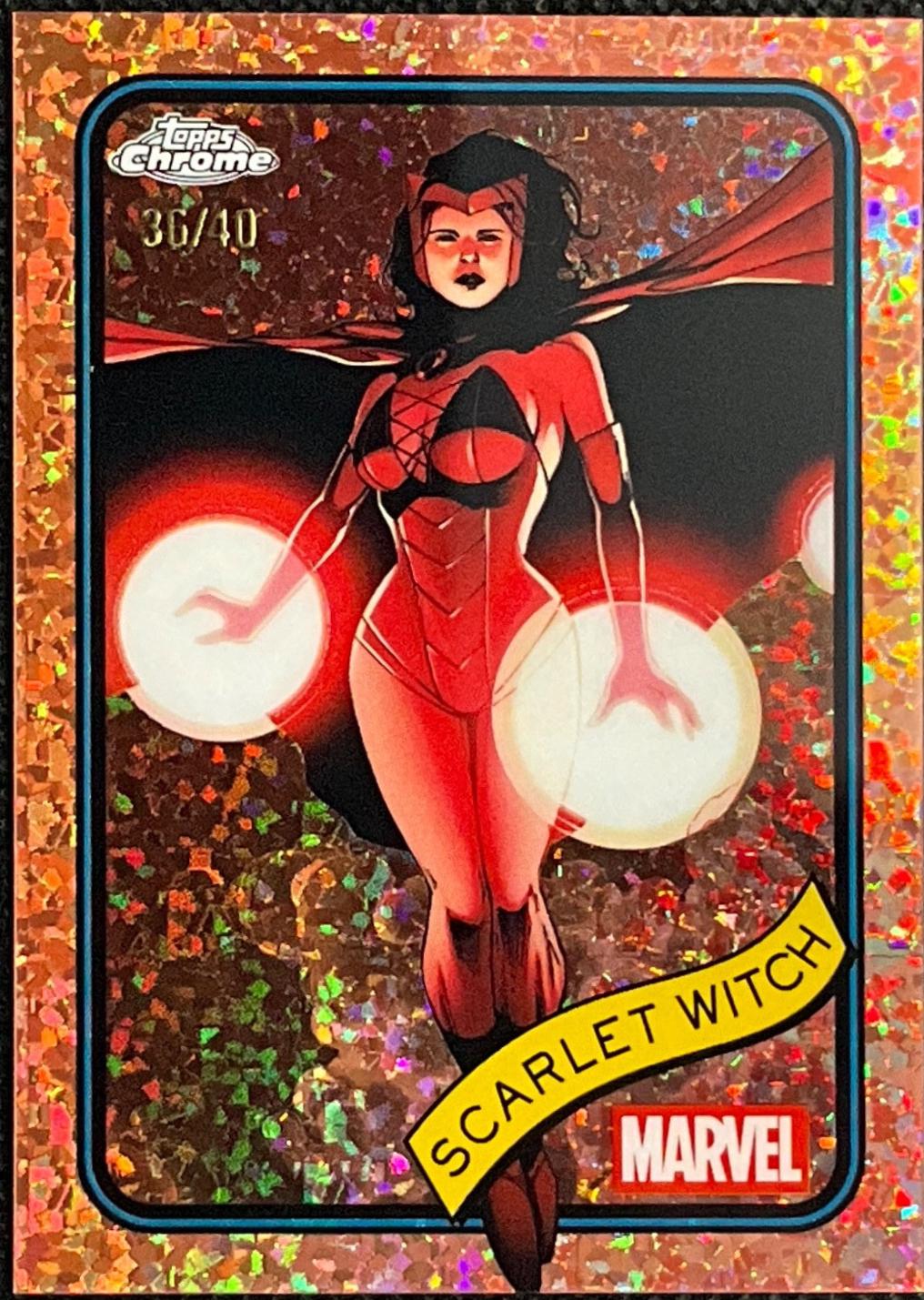 Scarlet Witch Rose Gold Mini Diamonds Refractor