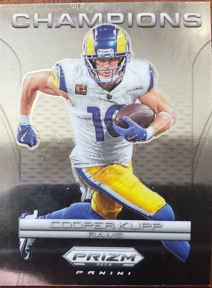 Cooper Kupp #3 Football Cards 2024 Panini Prizm Deca Champions