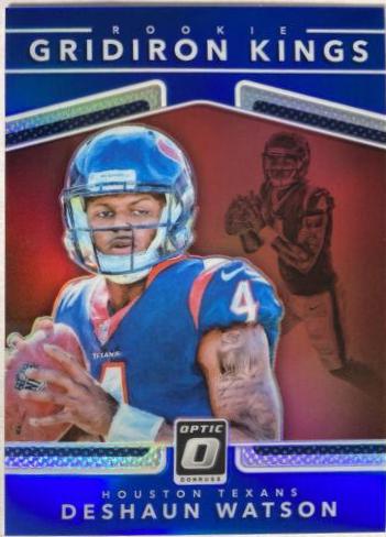 Deshaun Watson [Blue] #12 Football Cards 2017 Panini Donruss Optic Rookie Gridiron Kings