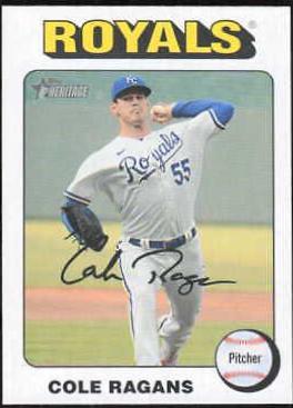 Cole Ragans #120 2024 Topps Heritage Mini Baseball