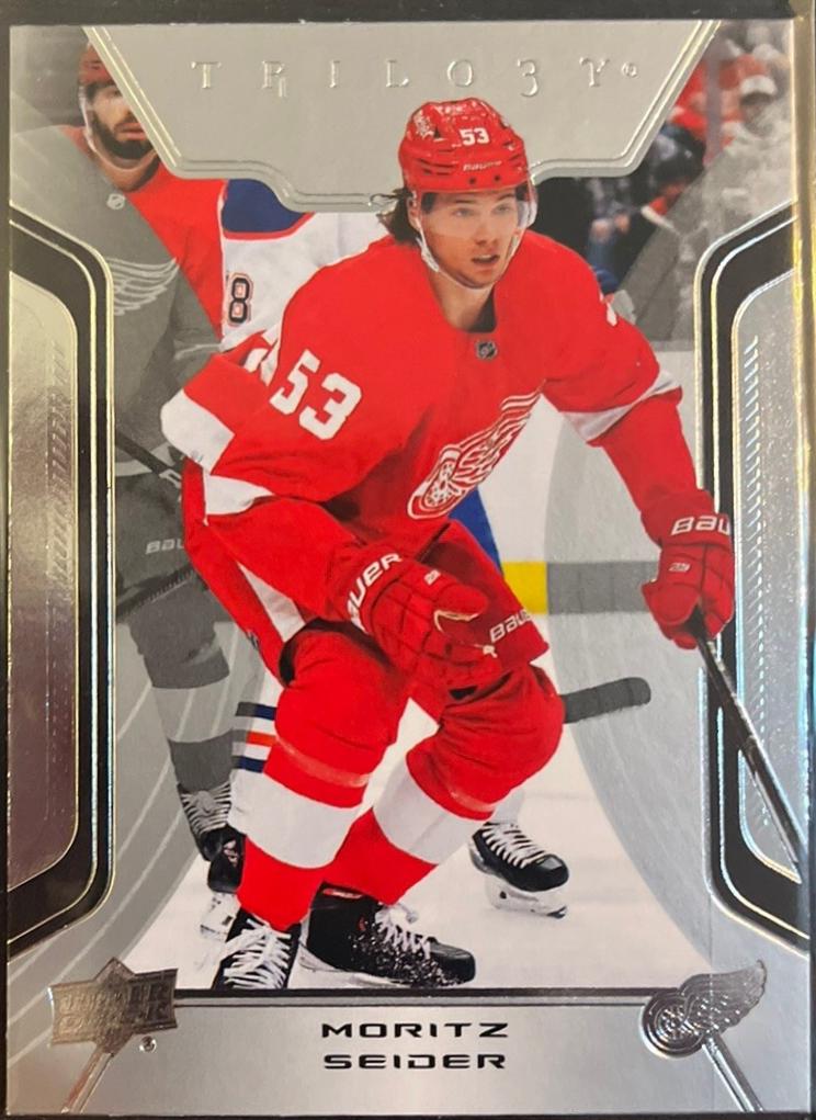 Moritz Seider #53 2023-24 Upper Deck Trilogy Hockey