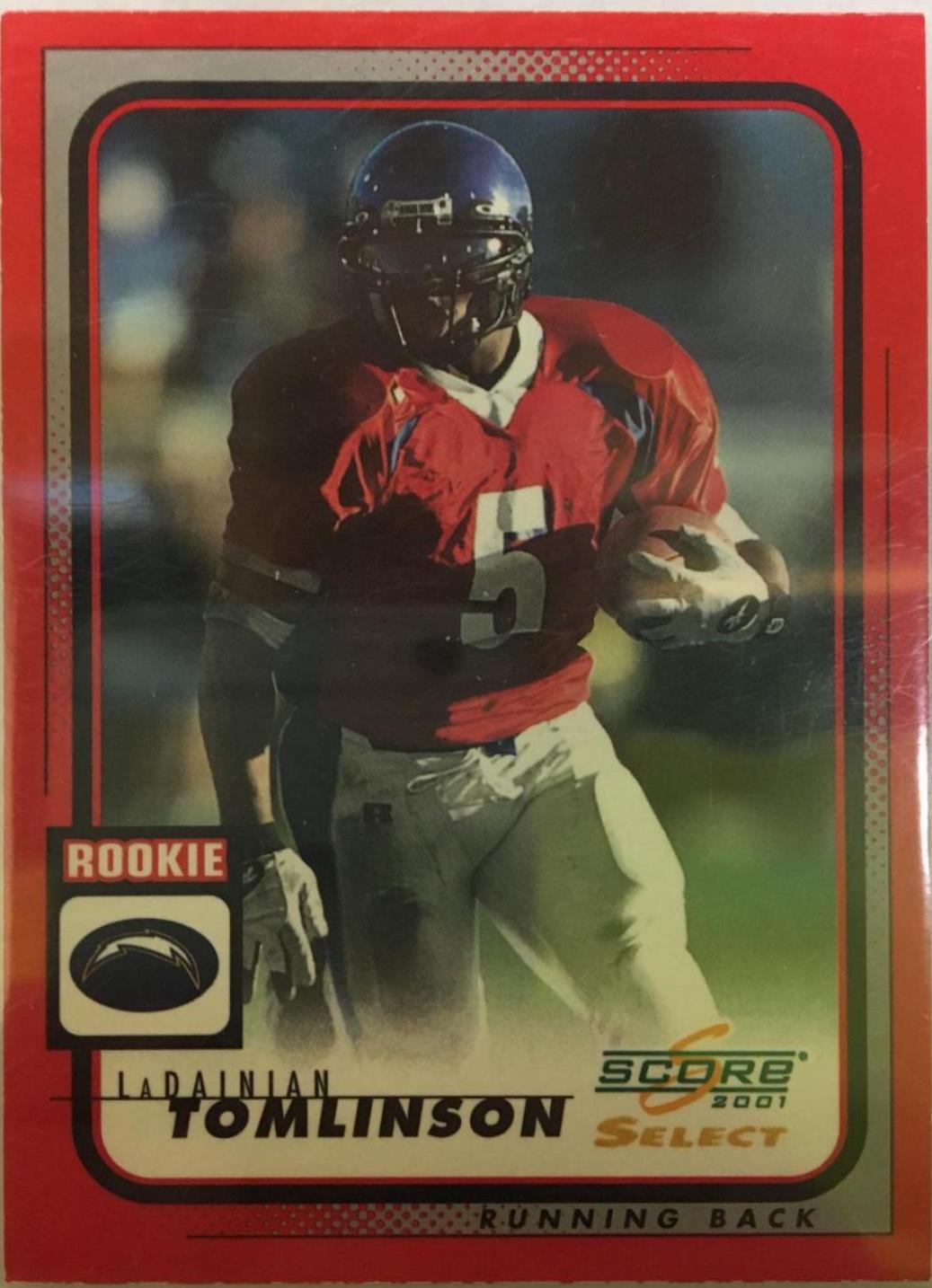 LaDainian Tomlinson #283 Football Cards 2001 Panini Score Select