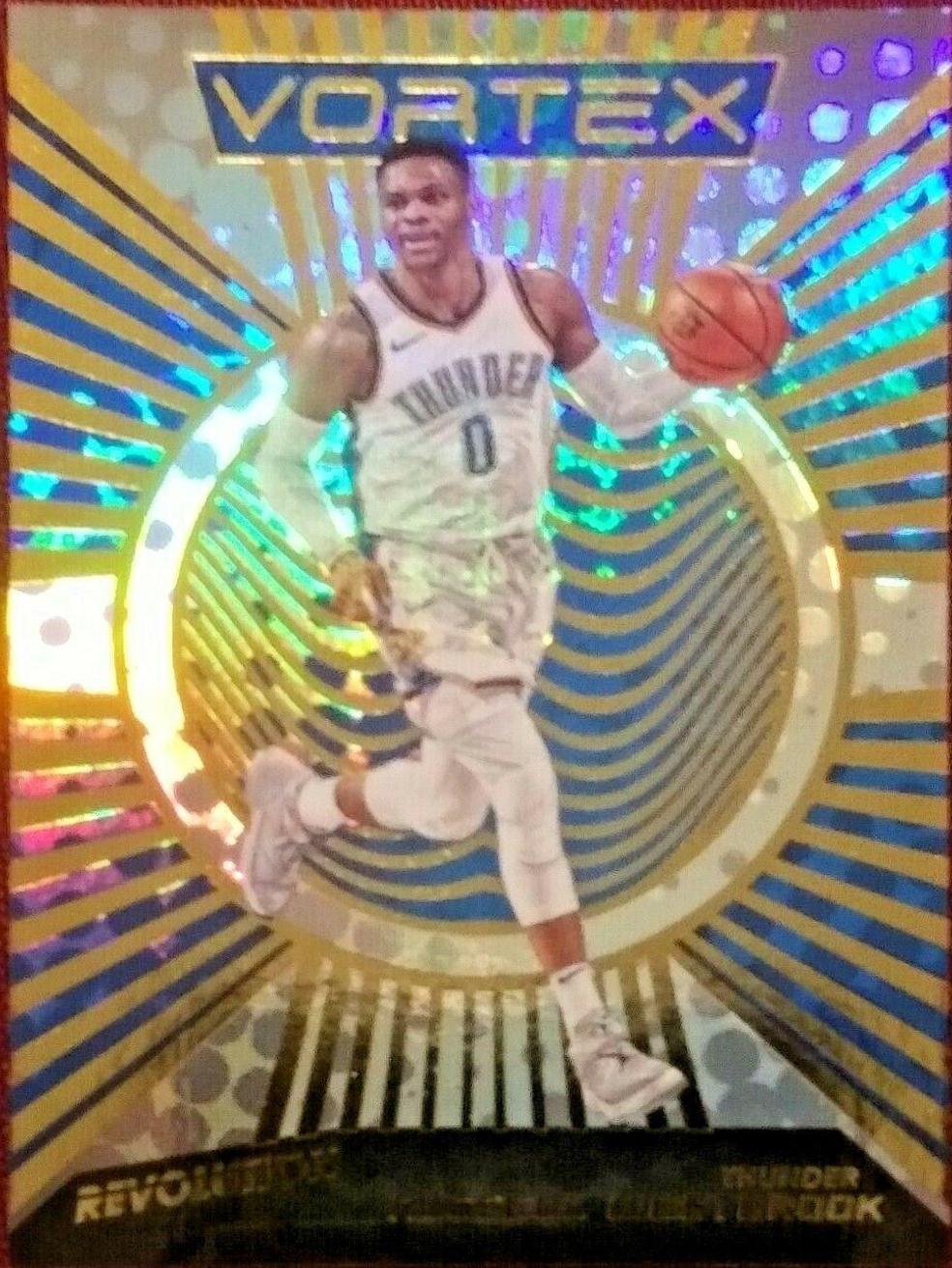 Russell Westbrook #9 Basketball Cards 2018 Panini Revolution Vortex