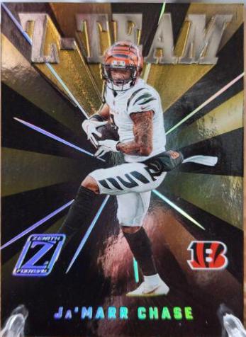 Ja'Marr Chase #ZT-17 Football Cards 2022 Panini Zenith Z Team