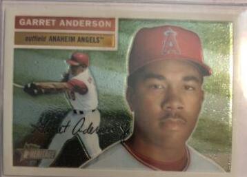 Garret Anderson #8 Baseball Cards 2005 Topps Heritage Chrome