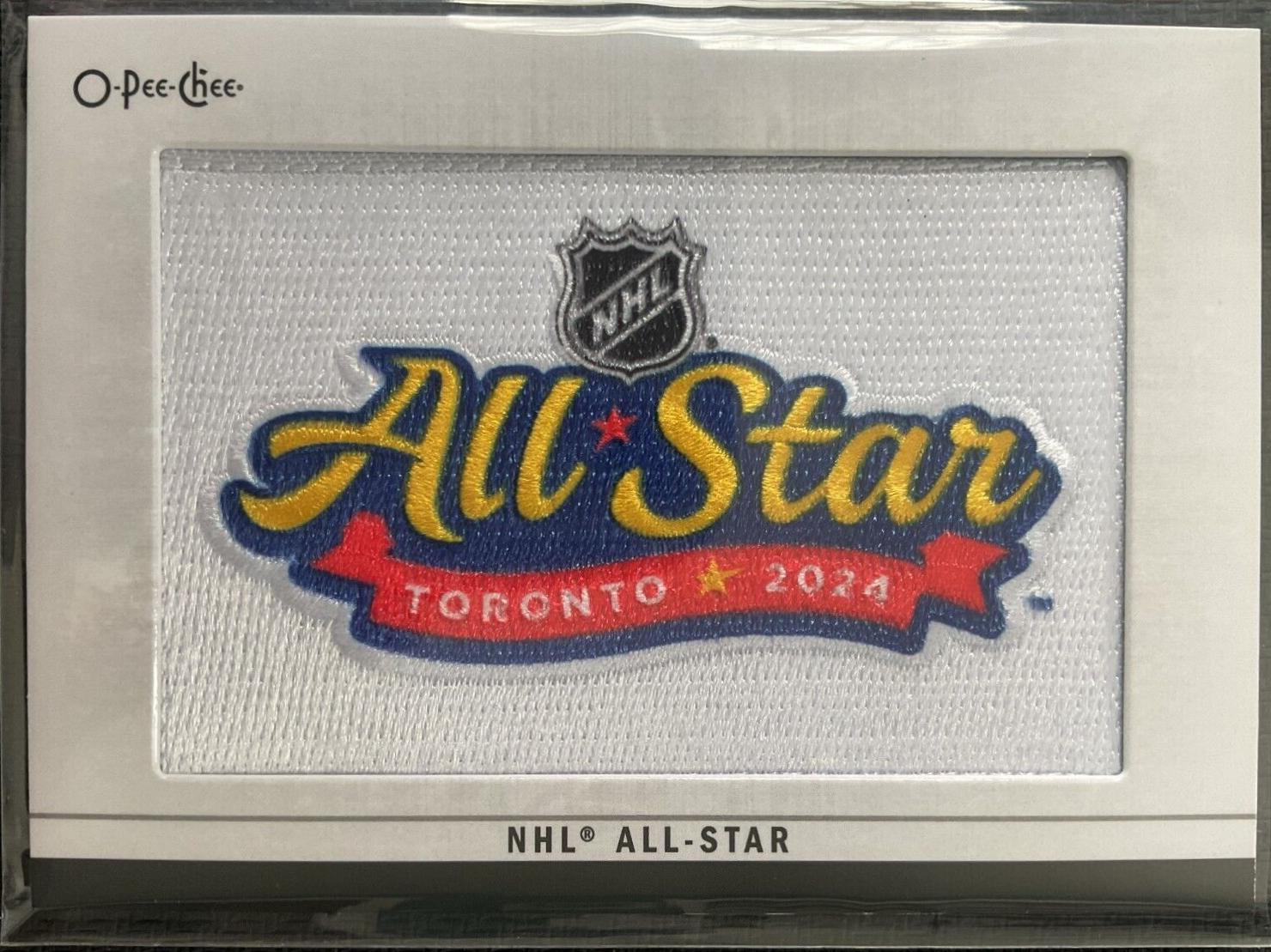 All Star Game #407 Hockey Cards 2024 O-Pee-Chee Team Logo Patch