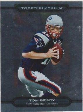 Tom Brady #19 Football Cards 2010 Topps Platinum