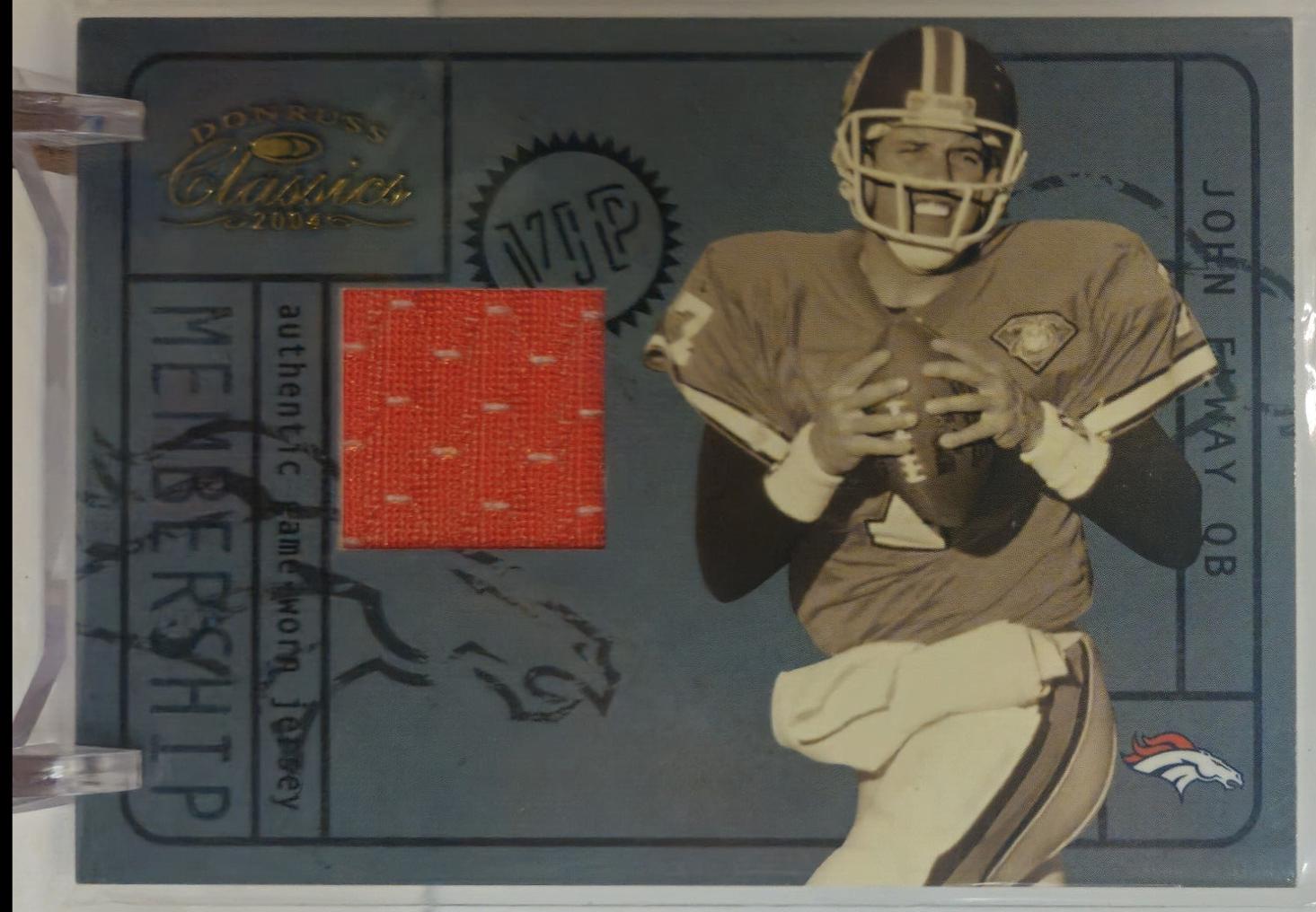 John Elway #M13 Football Cards 2004 Panini Donruss Classics Membership