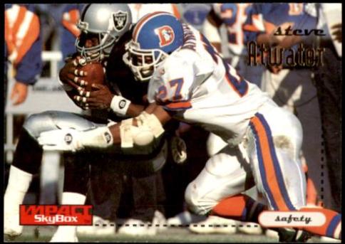 Steve Atwater #40 Football Cards 1996 Skybox Impact