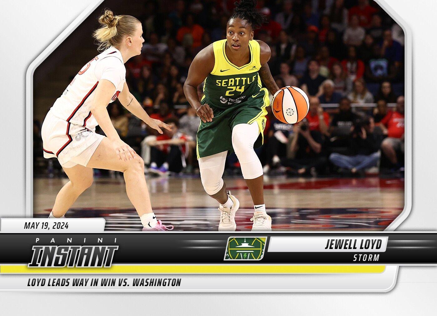 Jewell Loyd #22 Basketball Cards 2024 Panini Instant WNBA
