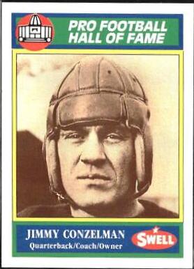 Jimmy Conzelman #34 Football Cards 1990 Swell Greats
