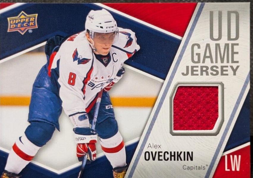 Alexander Ovechkin #GJ-AO Hockey Cards 2011 Upper Deck UD Game Jersey