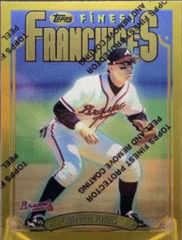 Chipper Jones #192 1996 Finest Baseball