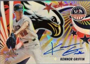 Konnor Griffin #SSS-KG Baseball Cards 2024 Panini Stars & Stripes Star Spangled Signatures