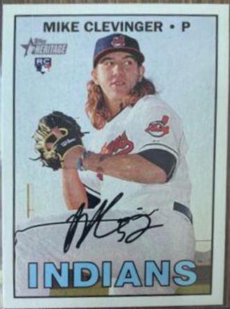 Mike Clevinger #639 Baseball Cards 2016 Topps Heritage
