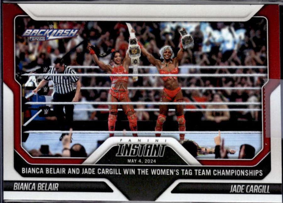 Bianca Belair / Jade Cargill #24 Wrestling Cards 2024 Panini Instant WWE