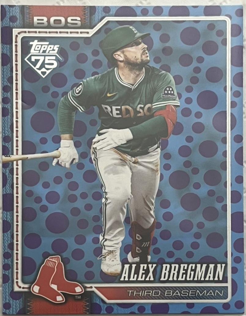 Alex Bregman [Holiday Dots Purple Blue] #135
