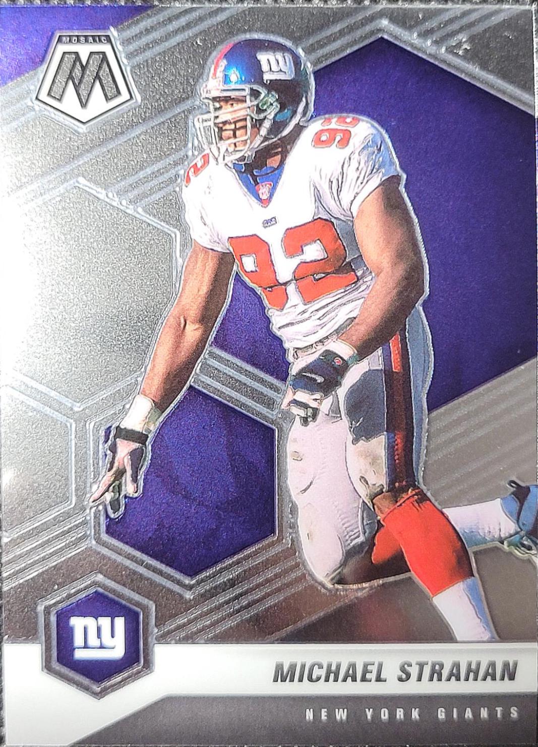 Michael Strahan #150 2021 Panini Mosaic Football
