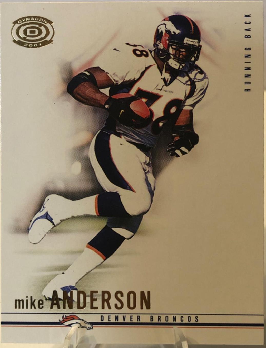 Mike Anderson #27 2001 Pacific Dynagon Football