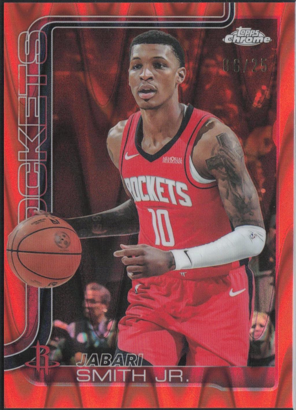 Jabari Smith Jr. [RayWave Orange Refractor] #62