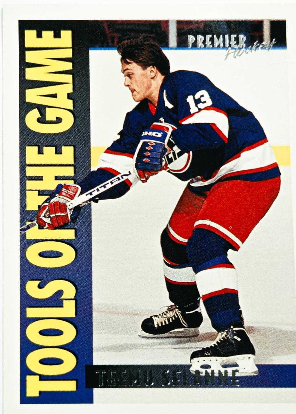 Teemu Selanne #416 1994-95 Topps Premier Hockey
