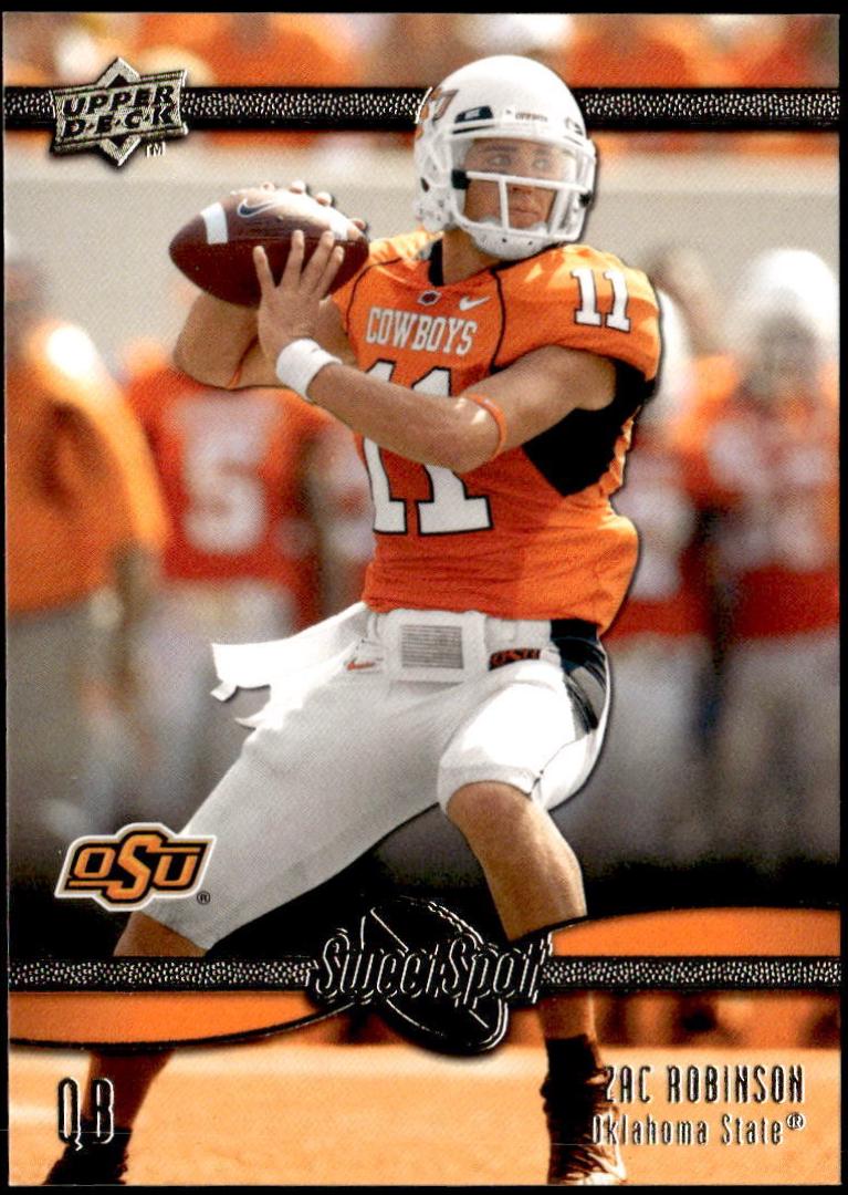 Zac Robinson #74 2010 Upper Deck Sweet Spot Football