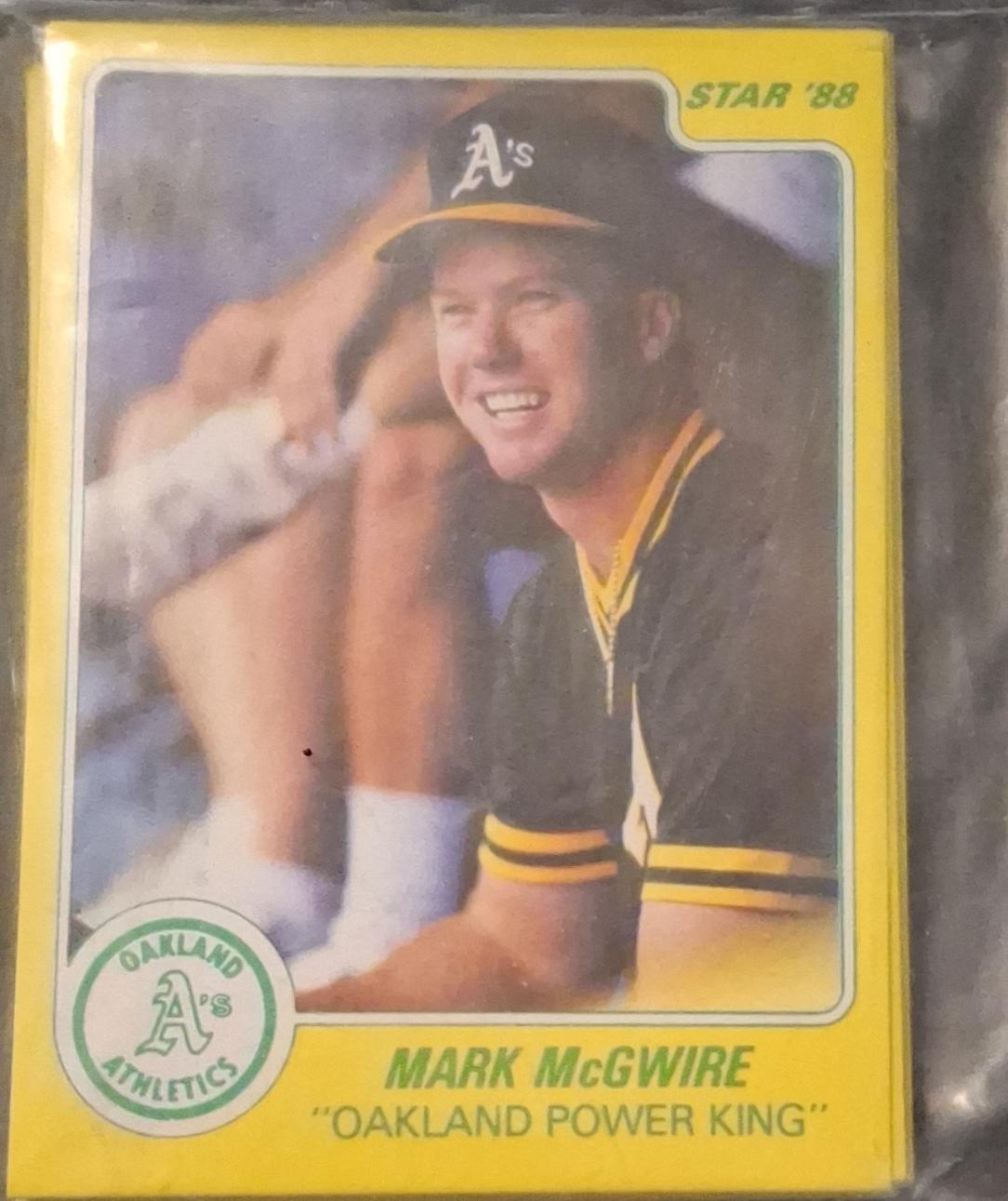 Mark McGwire #12 1988 Star Mark Mcgwire Baseball