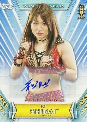Io Shirai #A-IS Wrestling Cards 2019 Topps WWE Women's Division Autographs