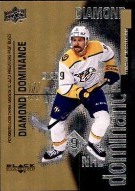 Filip Forsberg #DD-27 Hockey Cards 2022 Upper Deck Black Diamond Dominance