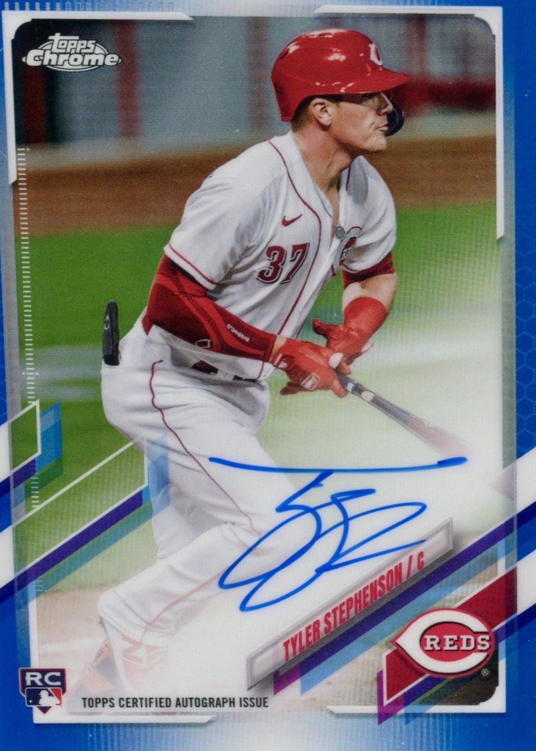 Tyler Stephenson [Blue Refractor] #RA-TS