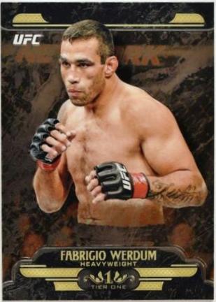 Fabricio Werdum #UT-FW Ufc Cards 2017 Topps UFC Chrome Tier 1