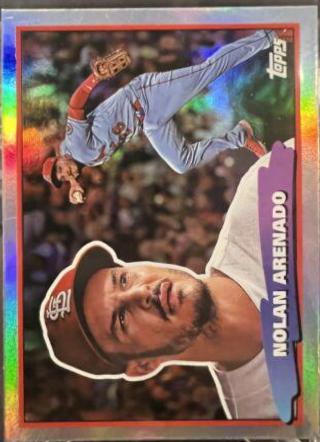 Nolan Arenado #88BF-26 Baseball Cards 2022 Topps Archives 1988 Big Foil