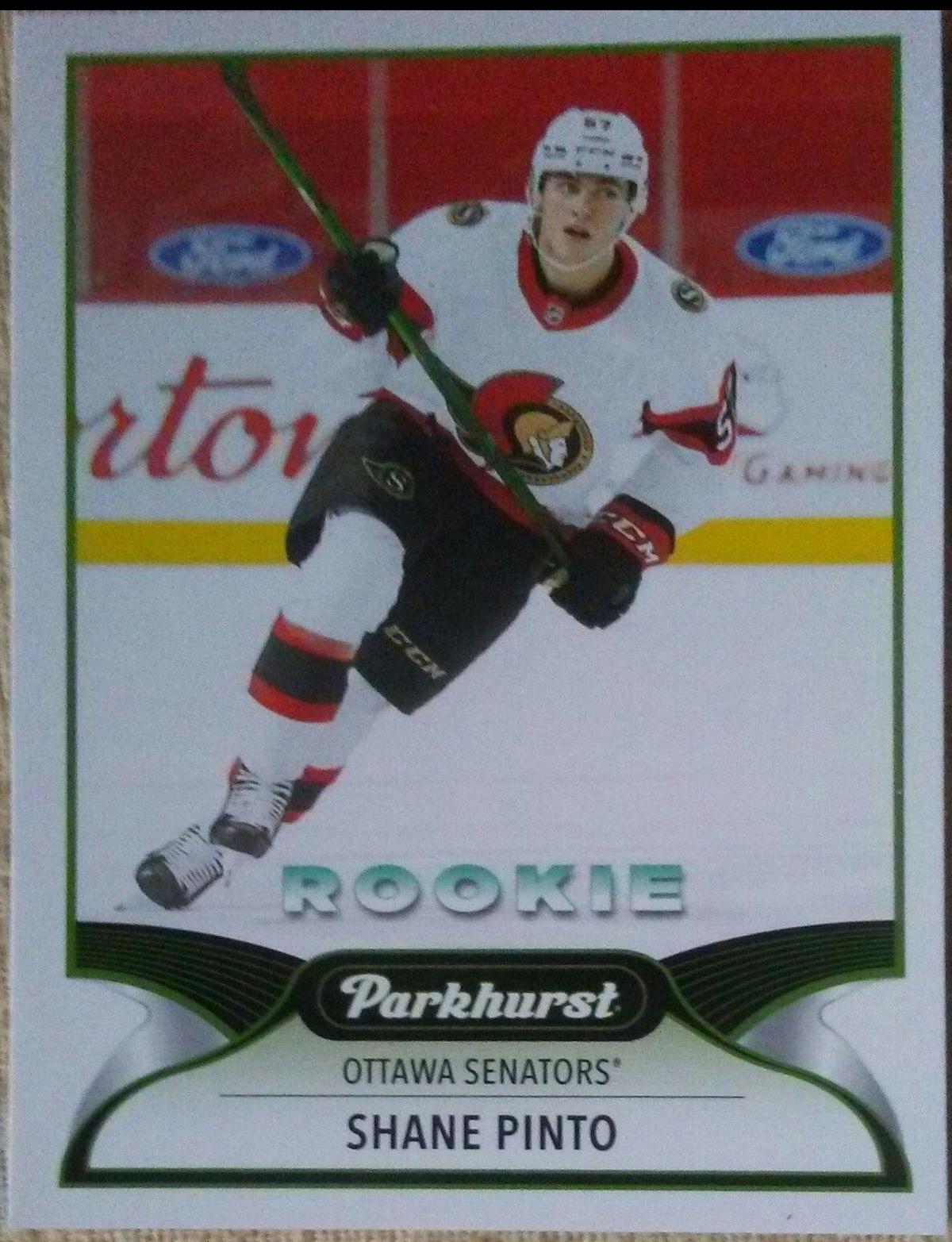 Shane Pinto #321 Hockey Cards 2021 Parkhurst