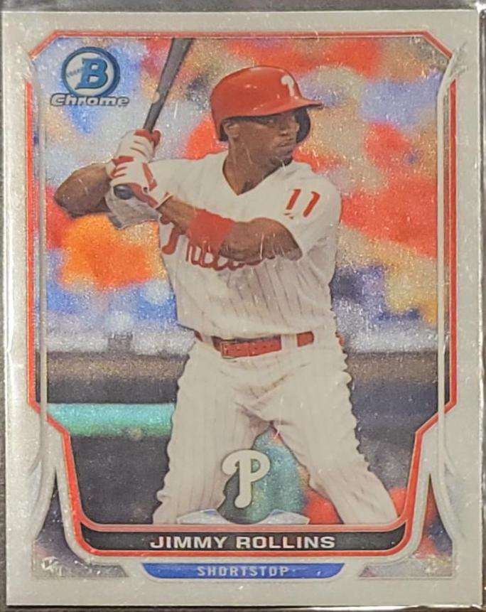 Jimmy Rollins #124 2014 Bowman Chrome Baseball