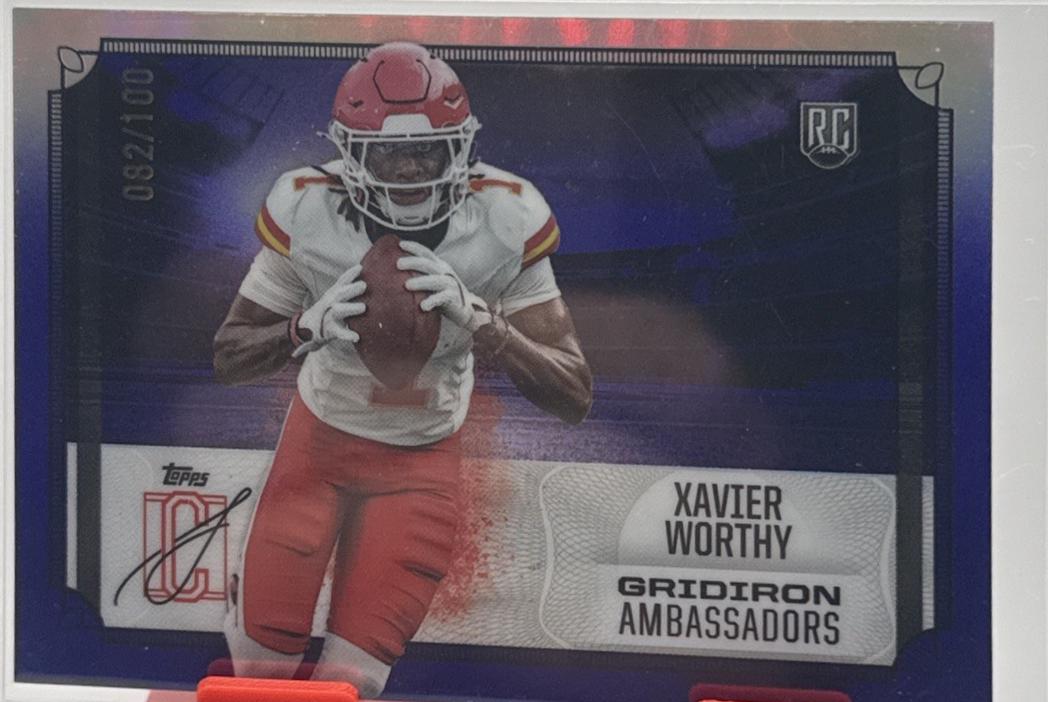 Xavier Worthy [Purple] #GA-7