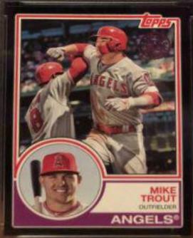 Mike Trout [Black] #83-42