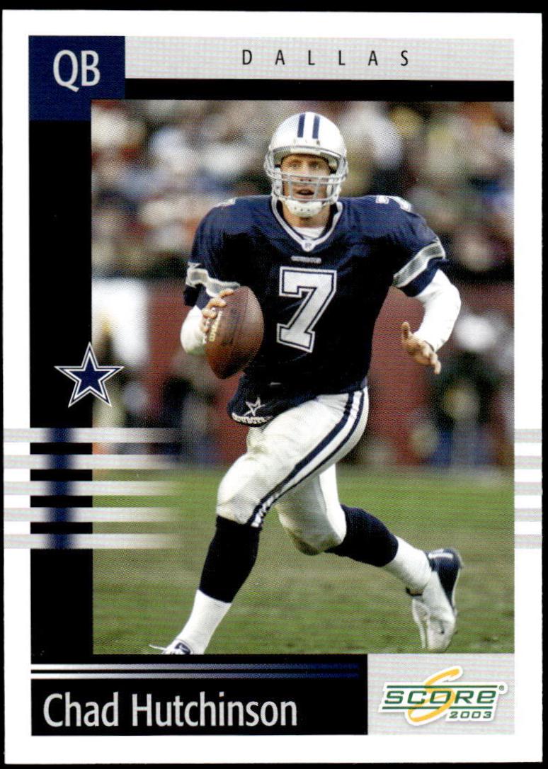 Chad Hutchinson #179 2003 Panini Score Football