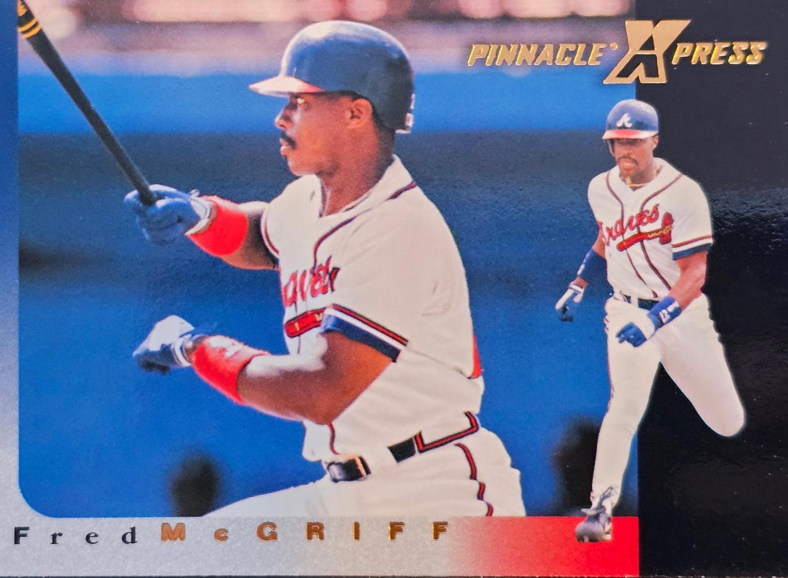Fred McGriff #37 Baseball Cards 1997 Pinnacle X Press