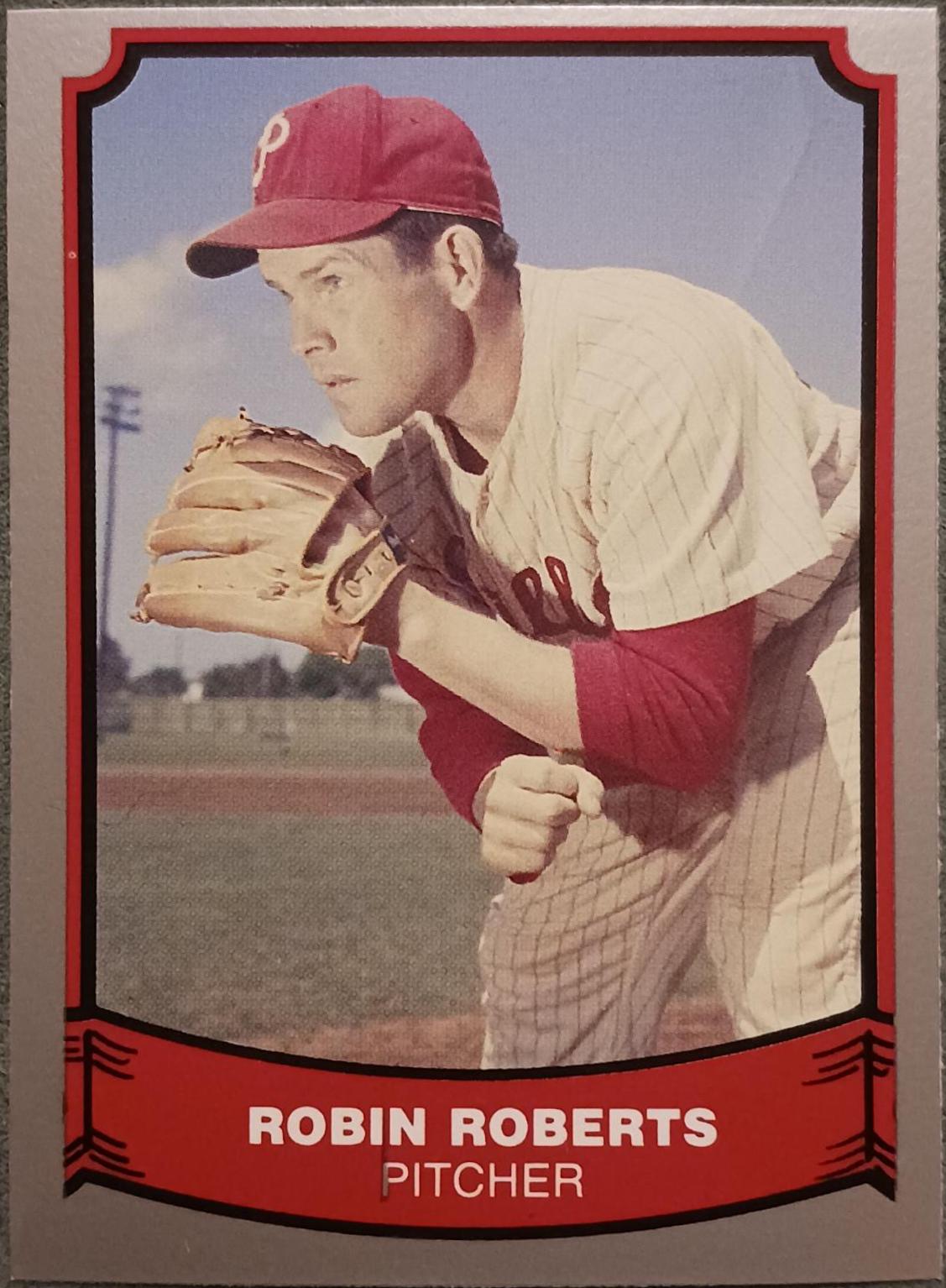Robin Roberts #15 Baseball Cards 1989 Pacific Legends