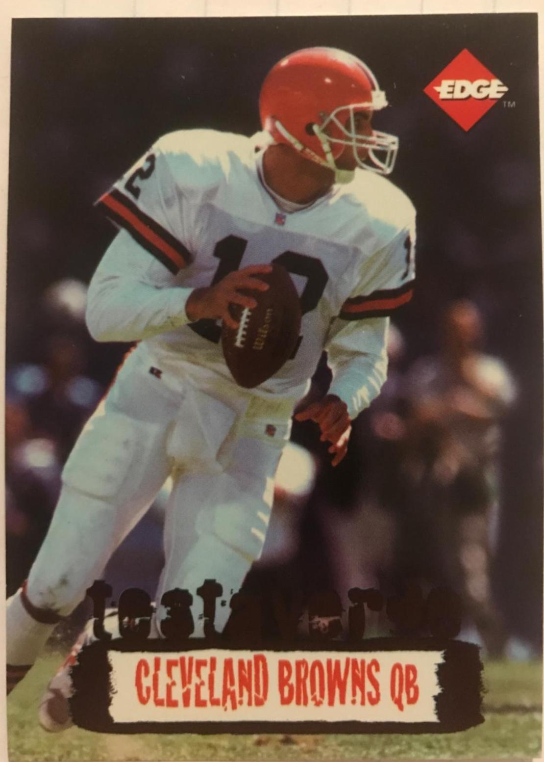 Vinny Testaverde #55 Football Cards 1996 Collector's Edge