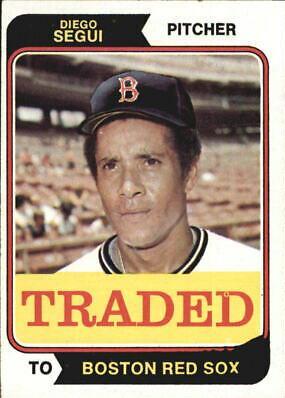 Diego Segui #151T Baseball Cards 1974 Topps Traded